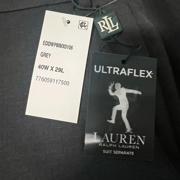 Ralph Lauren Gray Single-Breasted Men’s  Suit - Picture 4 of 16